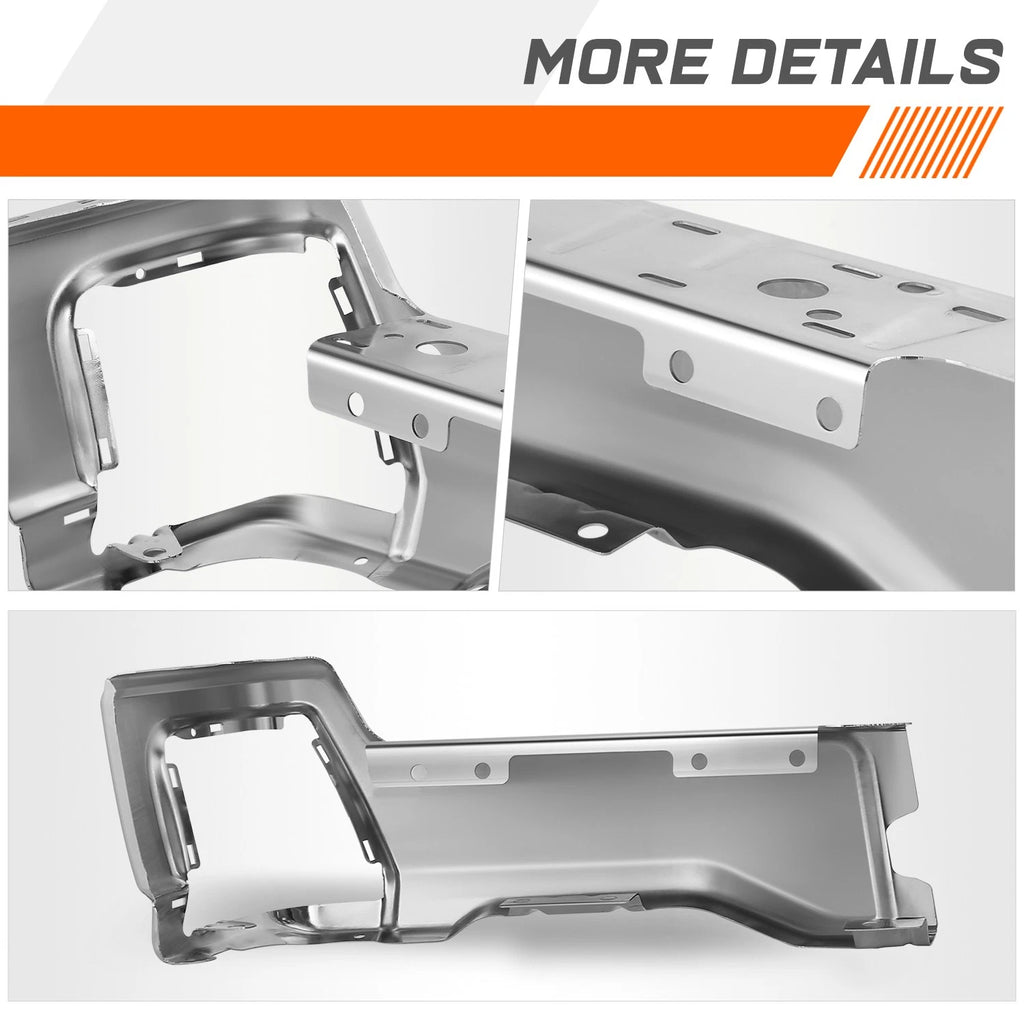 Set of 2 Rear Right Side Bumper End Caps for Ford F250 F350 F450 (2023–2025)