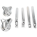 Rear Phantom Swingarm Axle Cover Kit for Harley Softail FXST FXSTC FLSTC (1990–2023) Chrome
