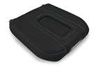Leather Console Lid Bucket Cover for Chevrolet Silverado (2019–2020) Blue Stitch