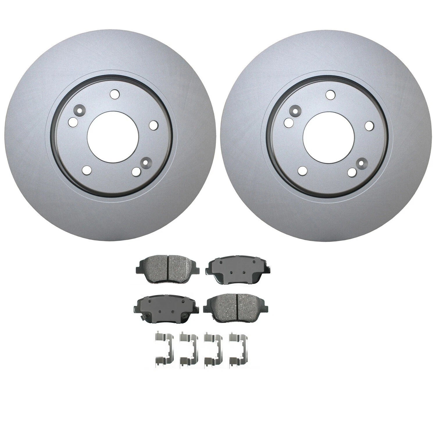 Front Brake Kit 300mm Disc Rotors & Akebono Ceramic Pads for Sonata Optima (2011–2019)