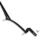 20" Black Passenger Backrest Sissy Bar for Harley Dyna FXD (2006–2017)