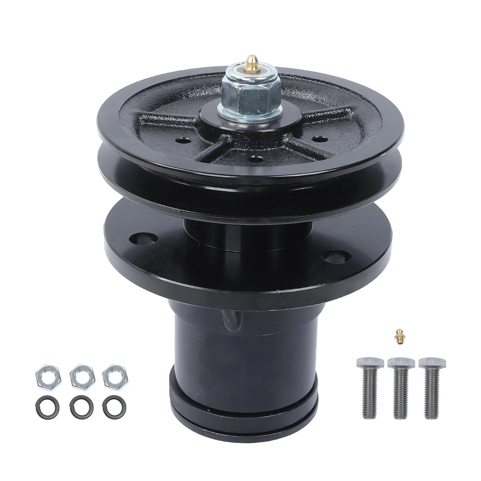 Complete Spindle Assembly with Pulley for Bush Hog ATH RDTH EFM TD