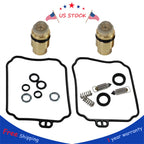 2X Carburetor Repair Kit for Yamaha XV250 Virago XVS650 V-Star (1988–2007)