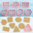 8 Piece Irregular Cookie Cutters Set for Baking Crafts