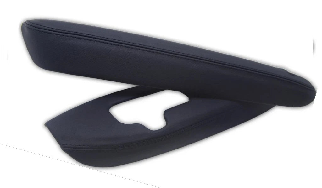 Leather Synthetic Door Panel Armrest Cover for Acura RL (2005–2012) Black