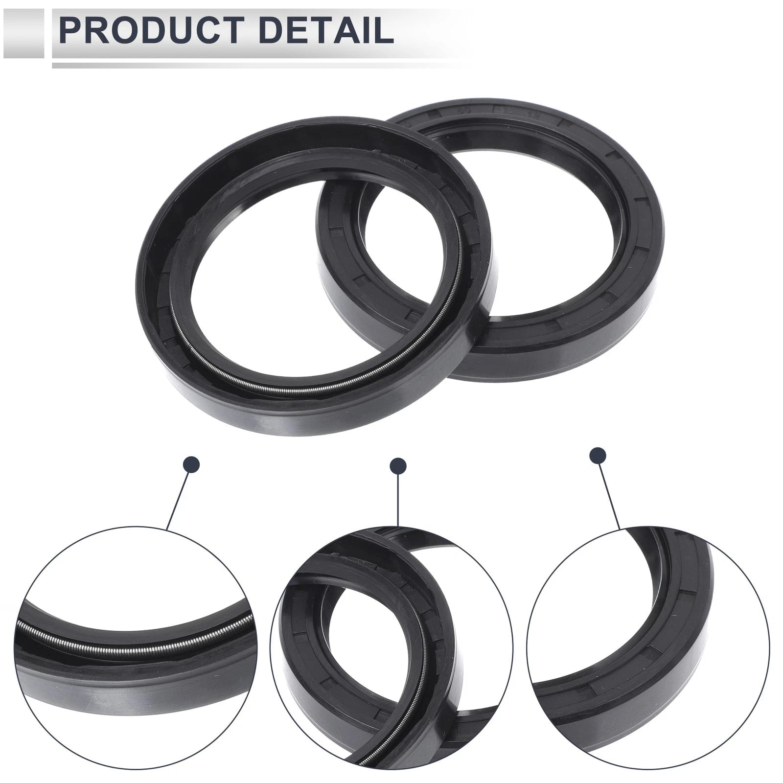 Set of 5 Oil Seal Rotary Shaft Seal NBR Rubber 60x80x12mm