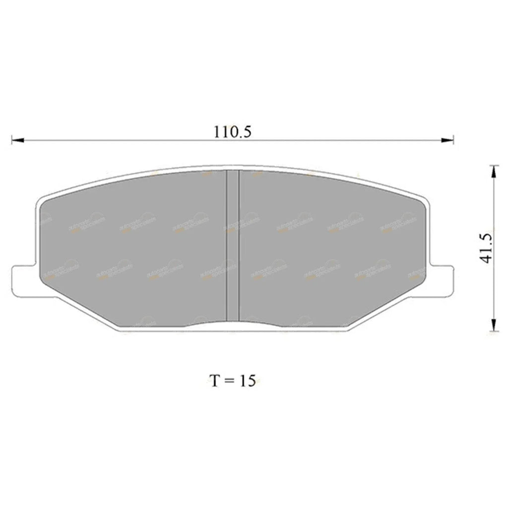 Front Disc Rotors + Brake Pads for Sierra 4x4 (1983 - 1996)