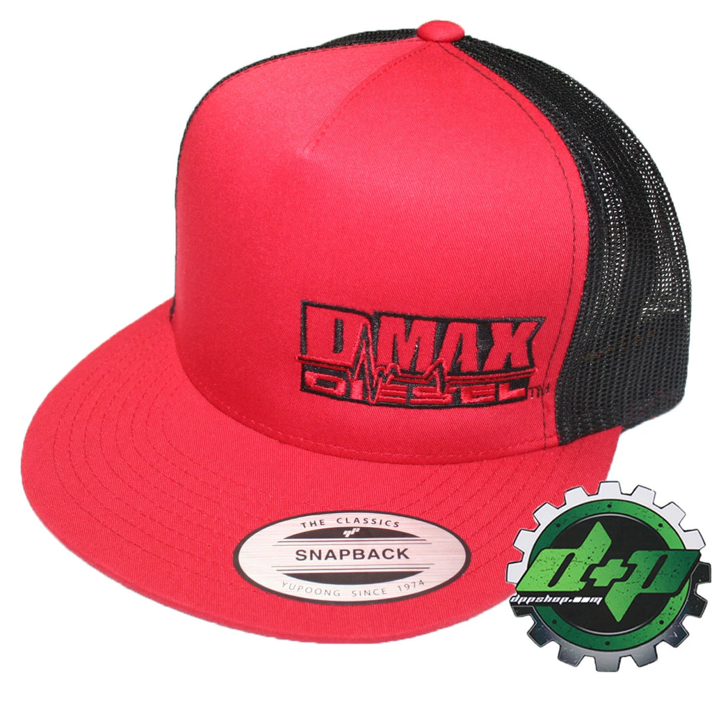 DMAX Diesel Flat Bill Snapback Trucker Cap Hat for Duramax (2011–2023)