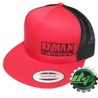 DMAX Diesel Flat Bill Snapback Trucker Cap Hat for Duramax (2011–2023)