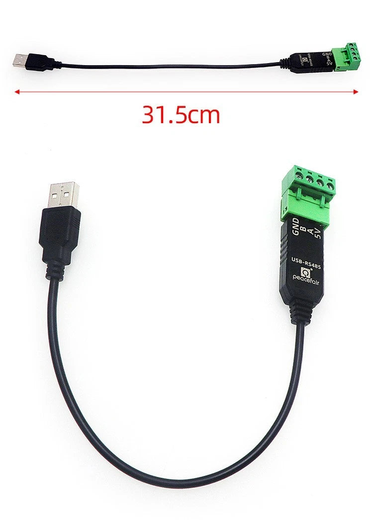 USB to RS485 Converter Module 4 Terminal Block Connector 30cm