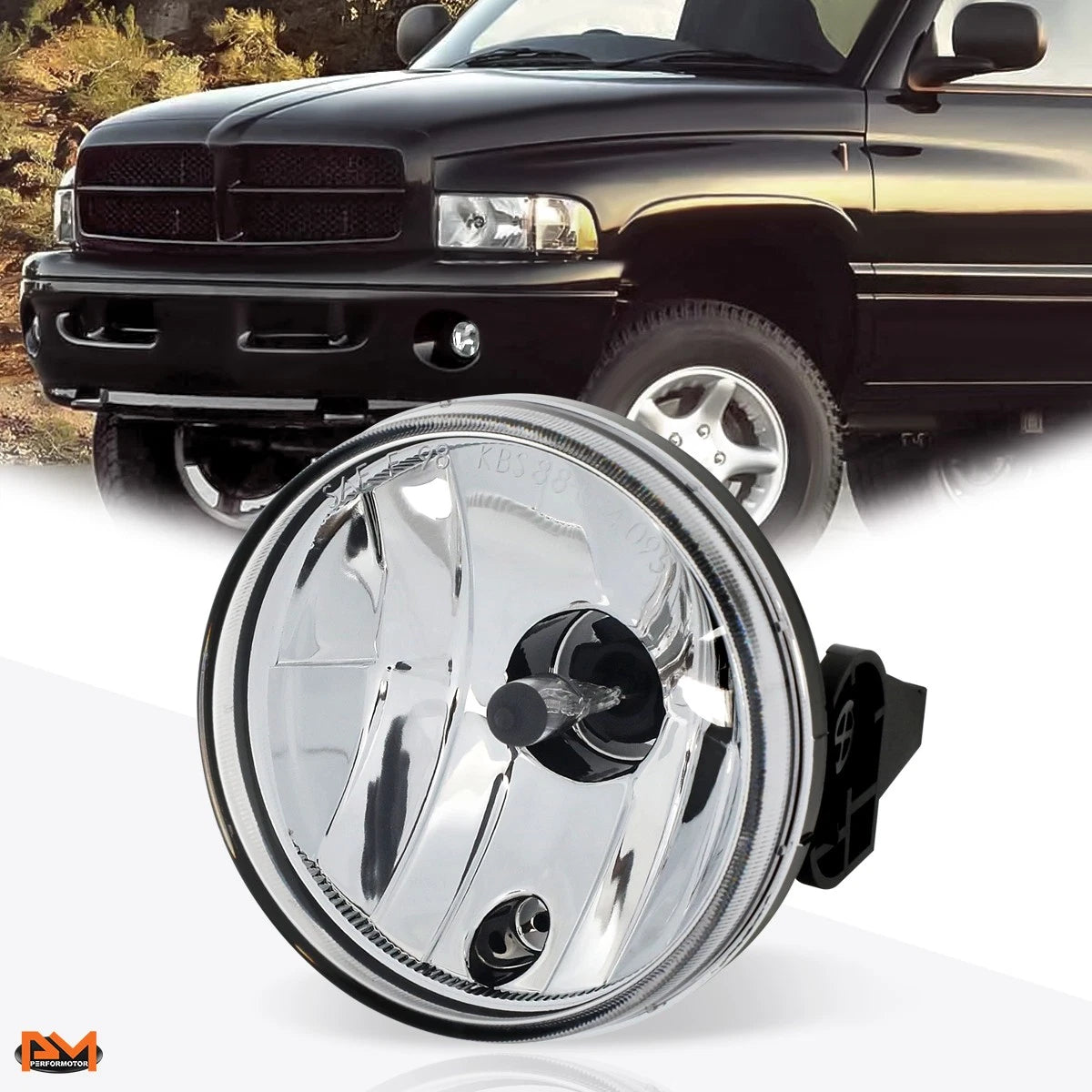 Fog Light/Lamp for Dodge Ram Pickup (1999–2002) 1PC L/R OE Style