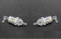 2X Clear Fuel Filter Inline for Mercedes (Hengst OEM # H103WK)