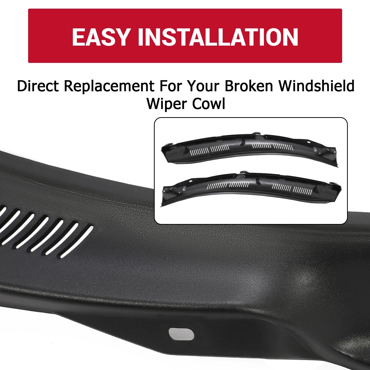 Windshield Wiper Cowl Screen Cover for Mercedes Benz W210 E-Class (1995-2003)
