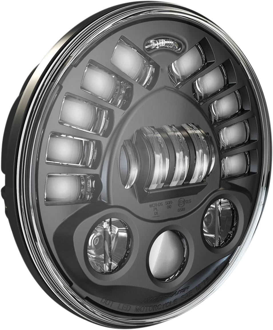 Adaptive Headlight for Custom Dynamics Pedestal Mount (Black)