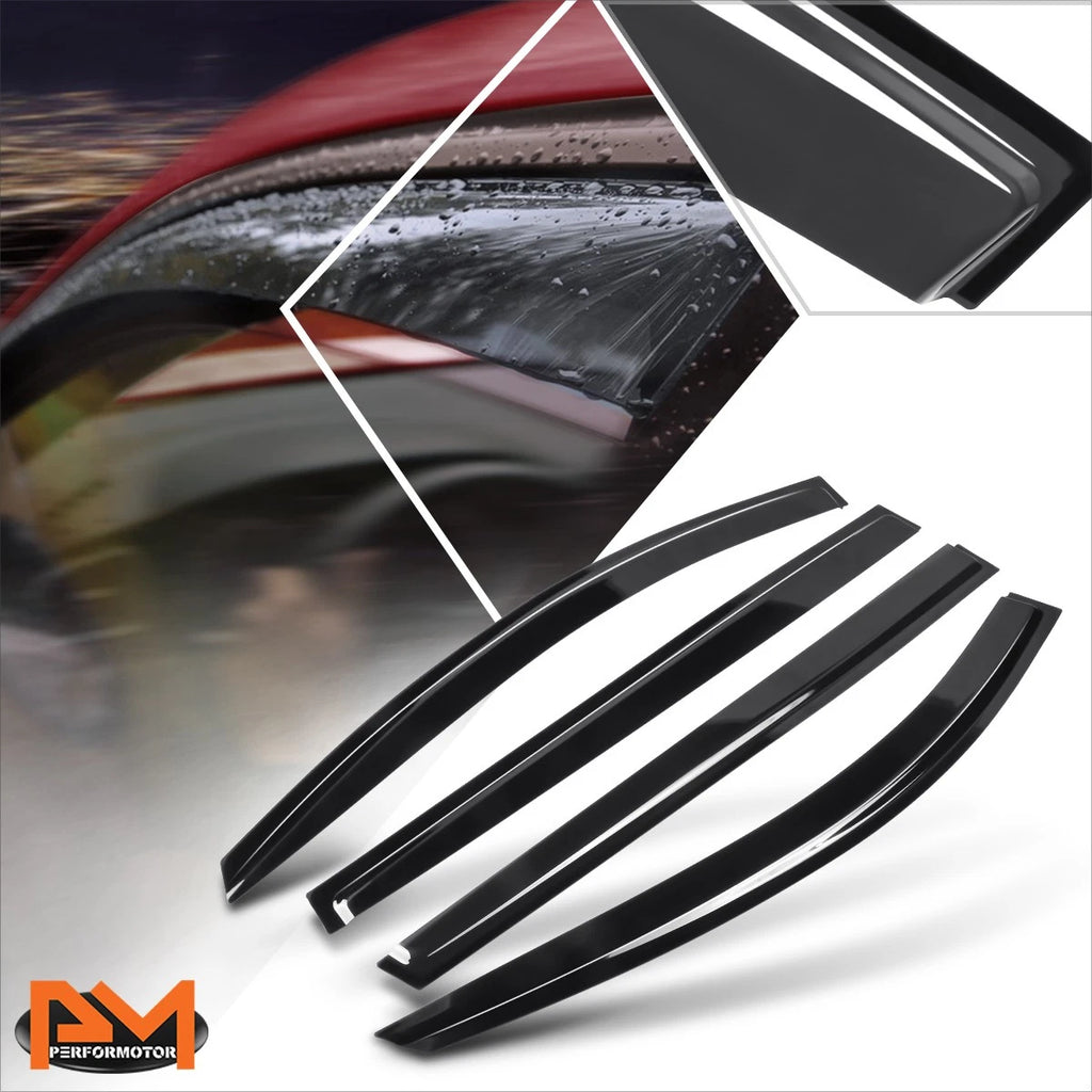 Set of 4 Tape-on Window Visors for Toyota Sienna (2021–2024)