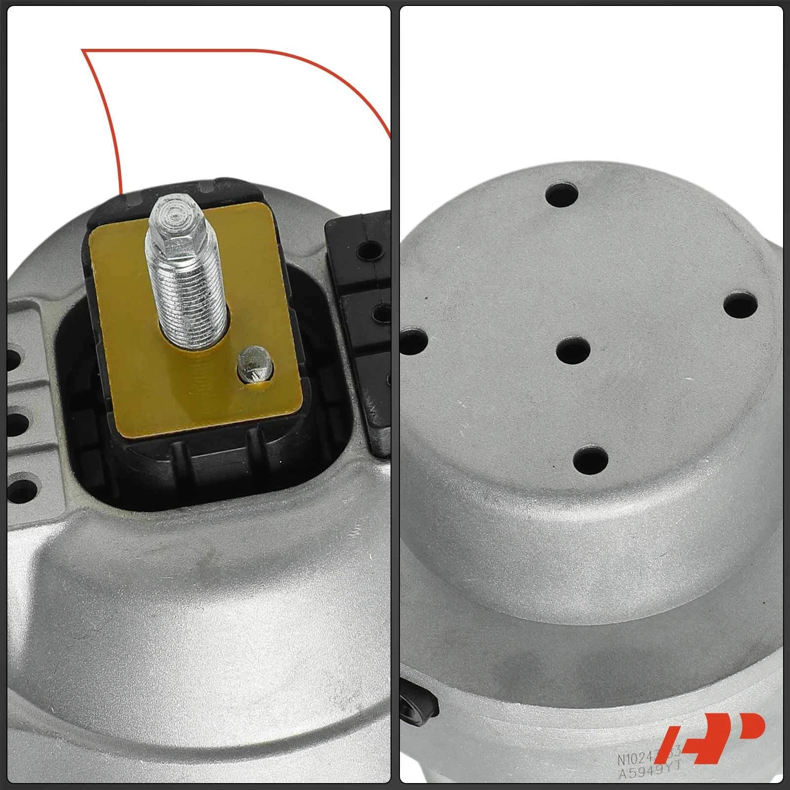 Front Left Engine Mount for Chevrolet Camaro (2016–2024) Cadillac CTS (2016–2019)