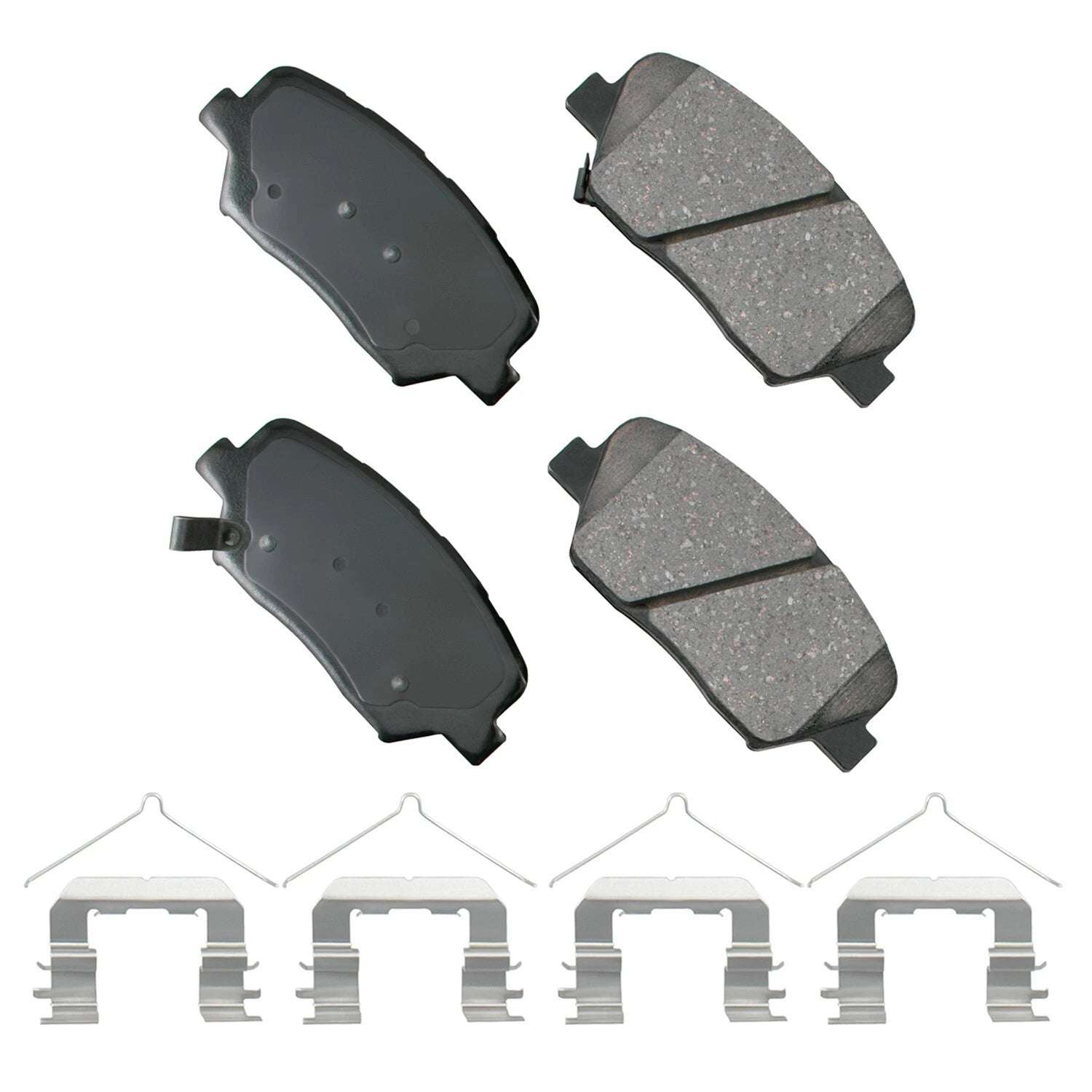 Akebono ProACT Ultra Premium Ceramic Brake Pads for (ACT1815)