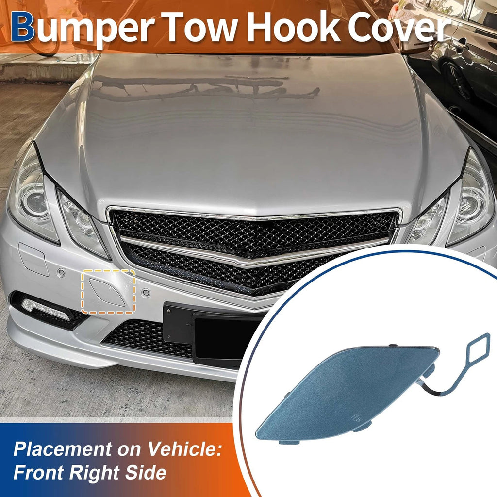 Tow Hook Cover for Mercedes-Benz E350 (2010–2014) No.A2078850123 Blue