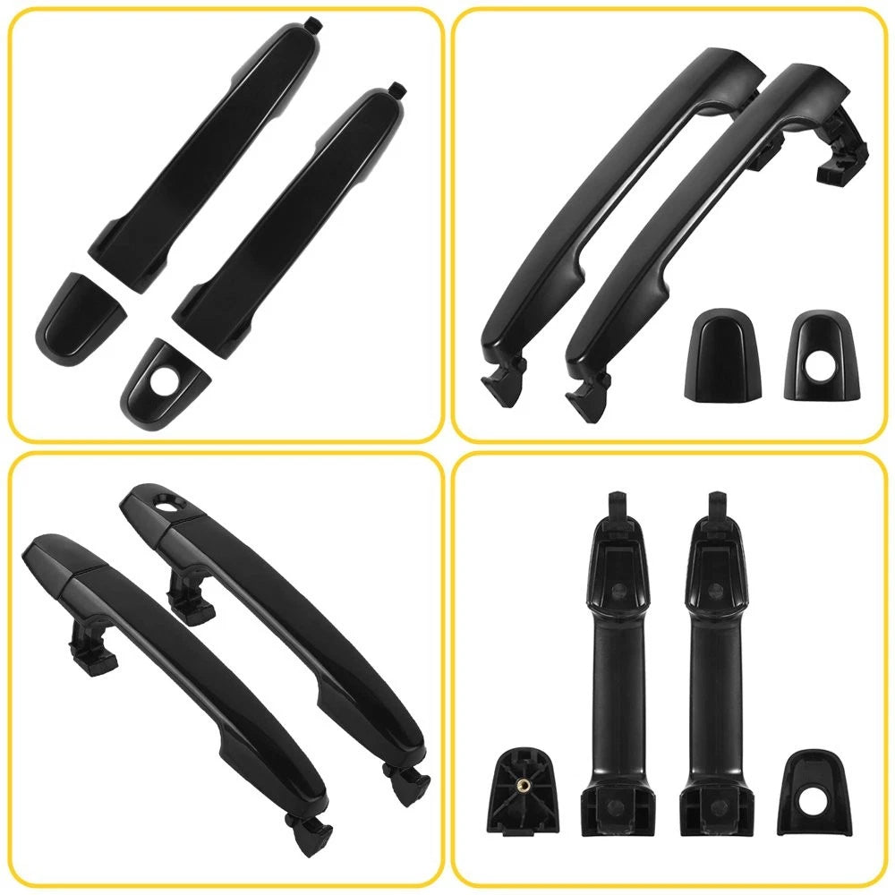 2X Exterior Door Handles for Toyota Camry (2002–2006) Black