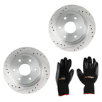 Rear Left/Right Brake Rotors Kit for Chevrolet Avalanche 1500 (2002–2006)