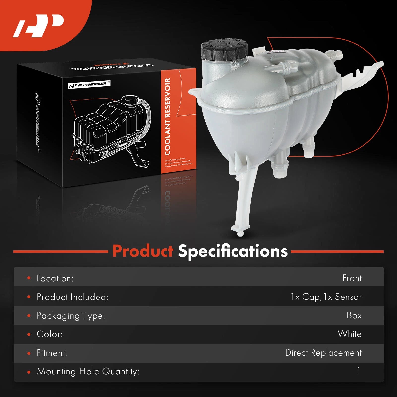 Coolant Reservoir Expansion Tank for Benz GLS450 GLE350 GLE450 GLE580 (2016–2023)