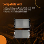 Aluminum Radiator & Condenser for Chevrolet Equinox (2010–2015) GM3010529