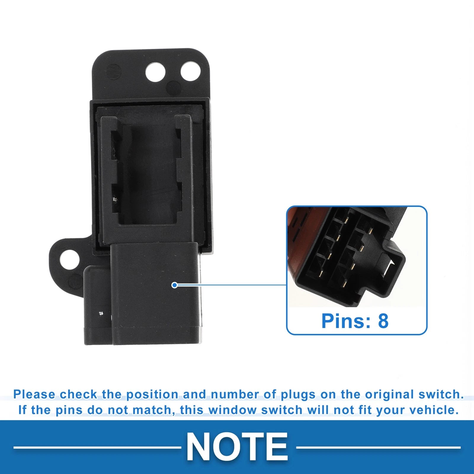 Front Power Window Switch for Chrysler Dodge Grand Caravan (No. 4685845AA)