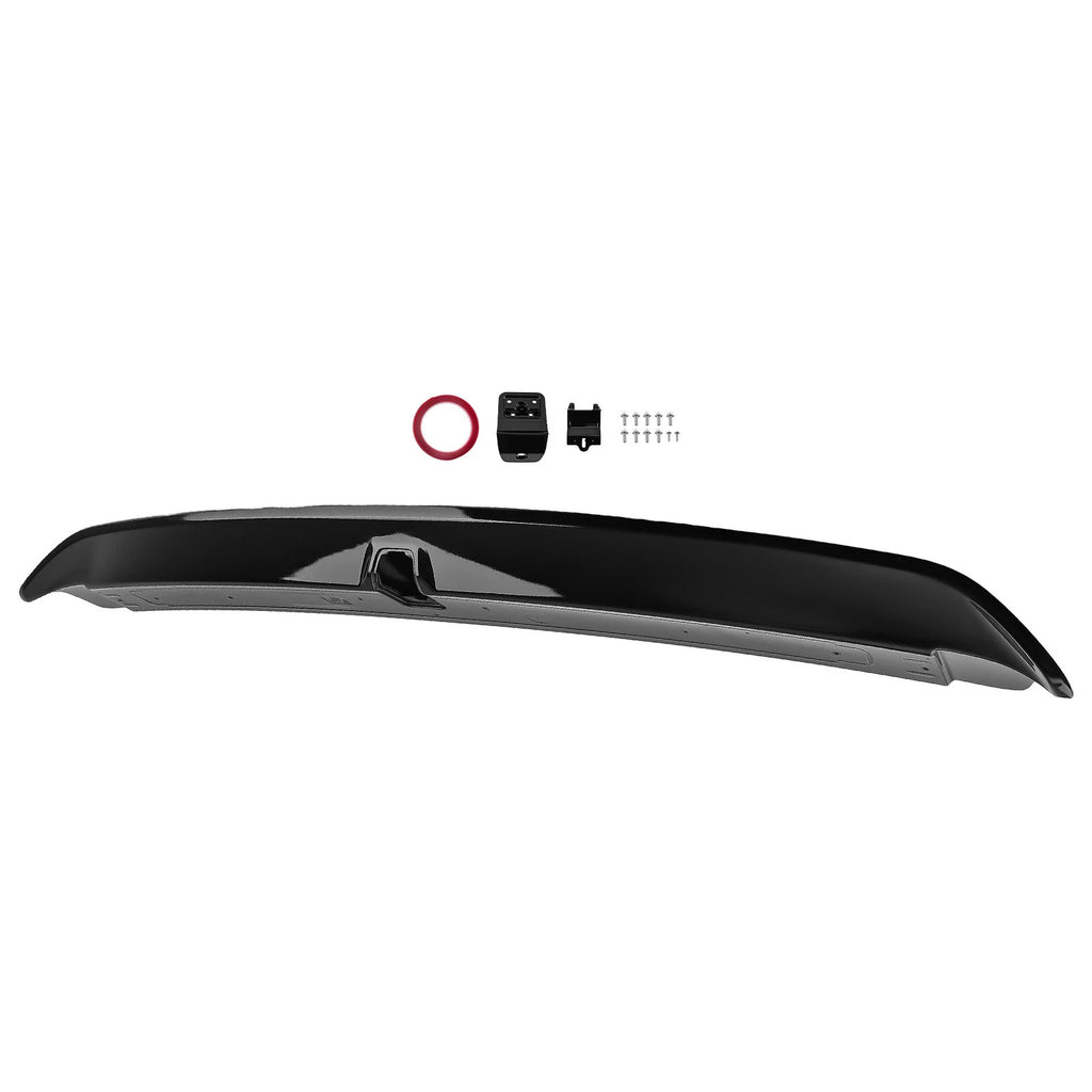 Black Rear Wing Mount for Dodge Challenger 08-23 ABS Plastic Upper Spoiler
