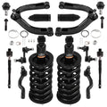 Set of 4 Front Struts, Control Arms, Sway Bar, Tie Rods for Nissan Titan (2004–2015)