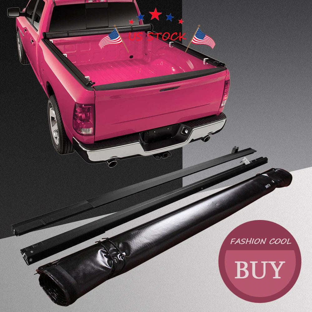 6 ft Soft Vinyl Roll-Up Tonneau Cover for Toyota Pickup Tacoma (1989–2004)