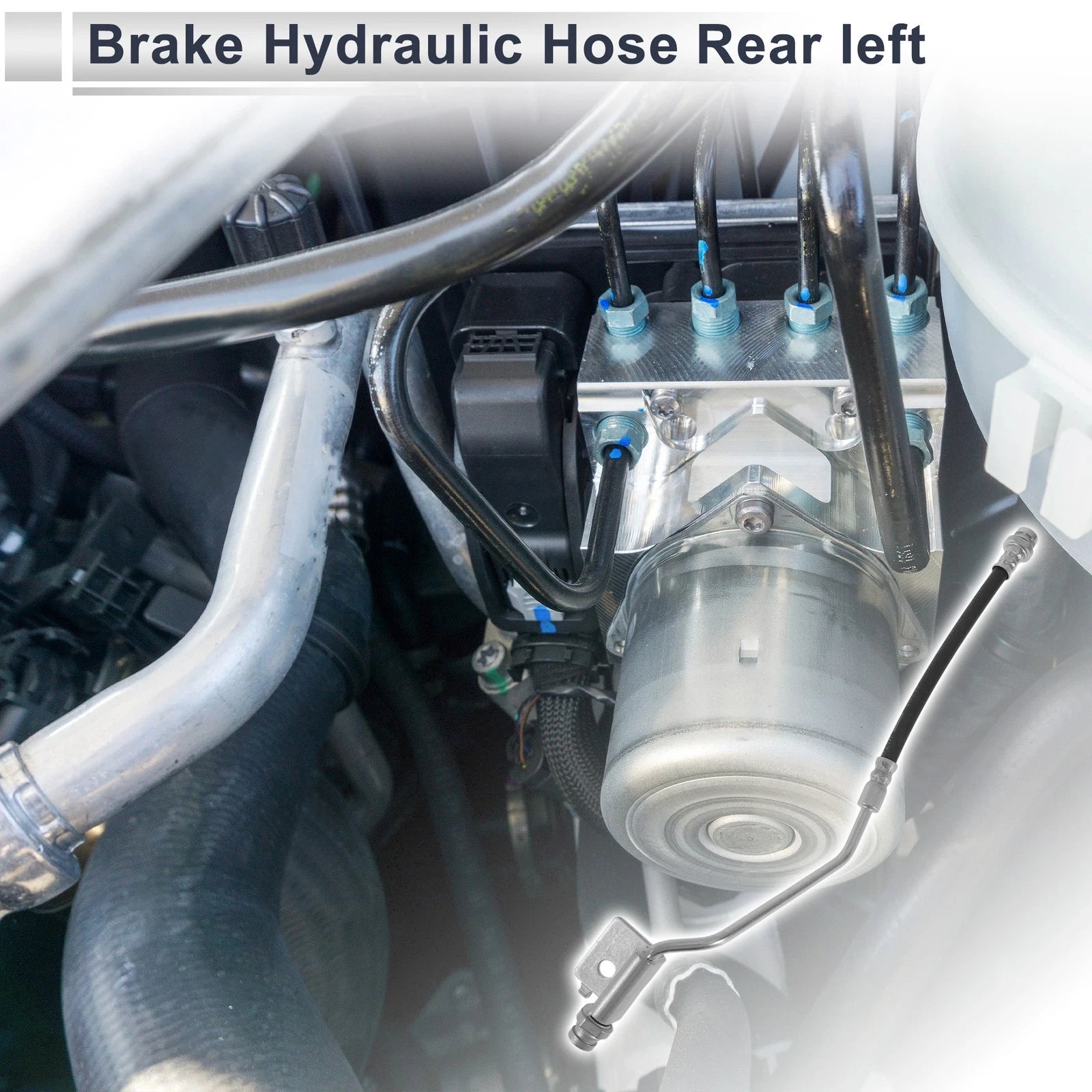 Brake Hydraulic Hose for Hyundai Santa Fe (2007–2012) No. 587370Q000