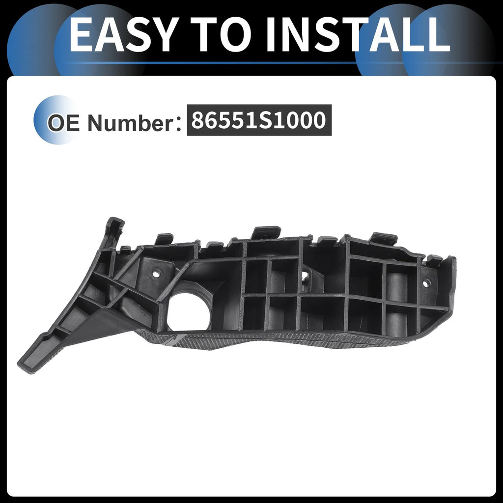 1pc Left Front Bumper Retainer Bracket No. 86551S1000 for Hyundai Santa Fe (2019–2020)