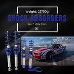 Street Lowering Coilovers Shocks Struts for BMW E39 5-Series (1997–2003)