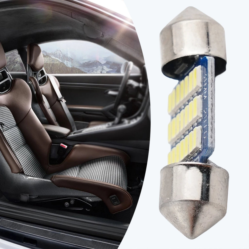 LED Dome Light for Car (0.11A/31MM, Double Tip 21SMD)