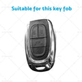 Zinc Alloy Remote Key Fob Case Cover for LDV D90 (3 Buttons)