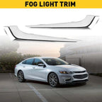 Chrome Fog Light Eyelid Cover Trim for Chevrolet Malibu (2016–2018)