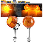 1 Pair Turn Signal Light Indicator Amber Lamp for Honda XL100 C70 CT70 CT90 CB350 (1969–1976)