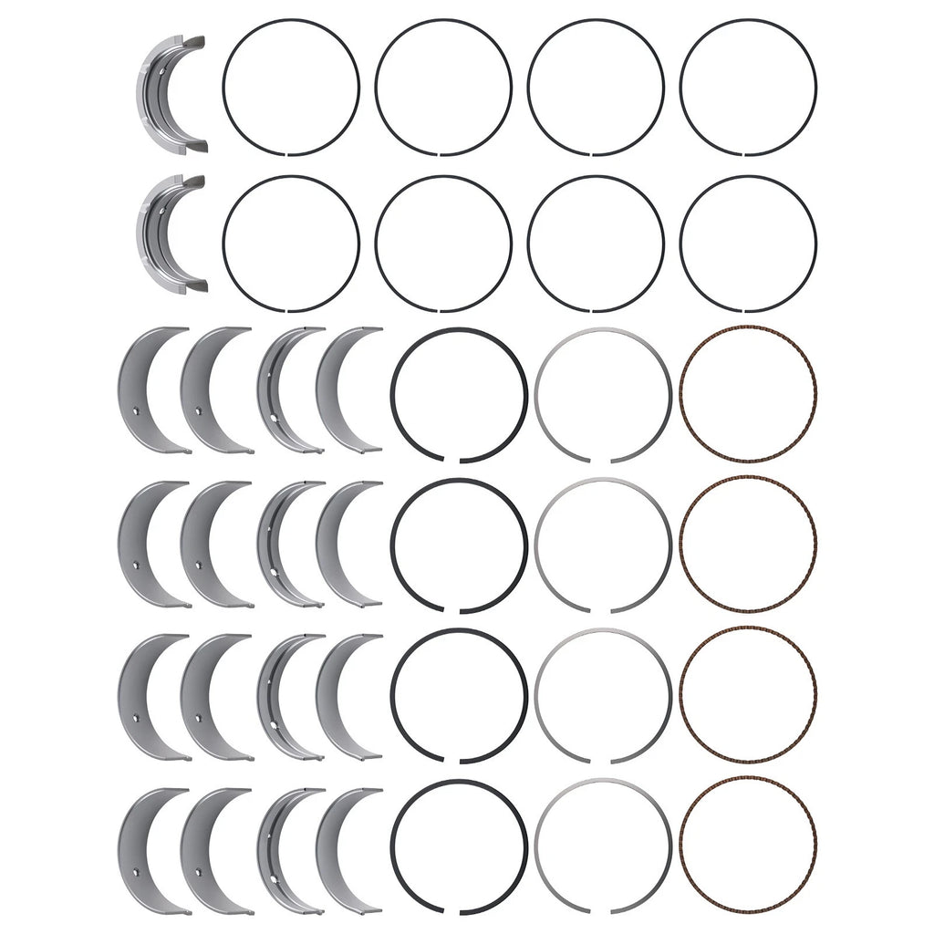 Complete Ring Set for Nissan Pickup/Stanza 2.4L KA24E (1989–1997)