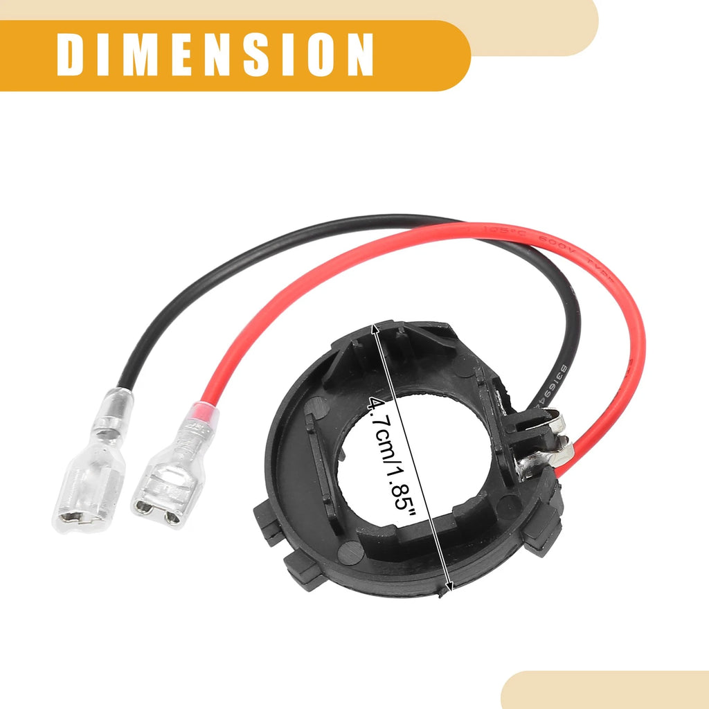 1 Pair LED Headlight Holder Socket for Volkswagen 