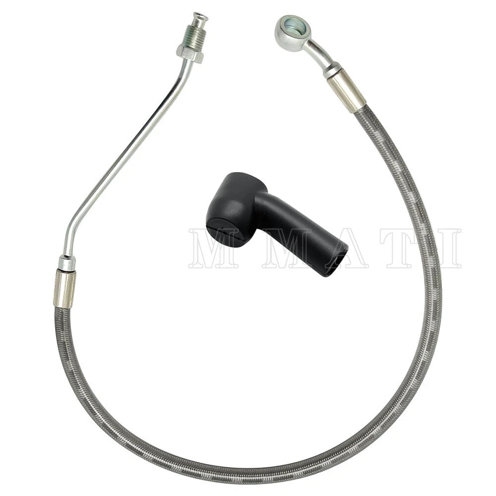 Front Brake Line W/Fitting for Polaris (1910913, 1910470, 1910883, 1910946, 1910472)
