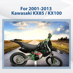 Set of 2 Restyled Plastics Kit for Kawasaki KX85 KX100 (2001–2013)