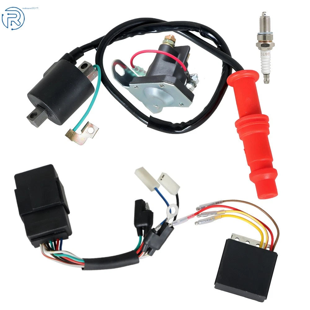 Ignition Coil CDI Relay Regulator & Spark Plug for Polaris Sportsman 500 (1996–2001)