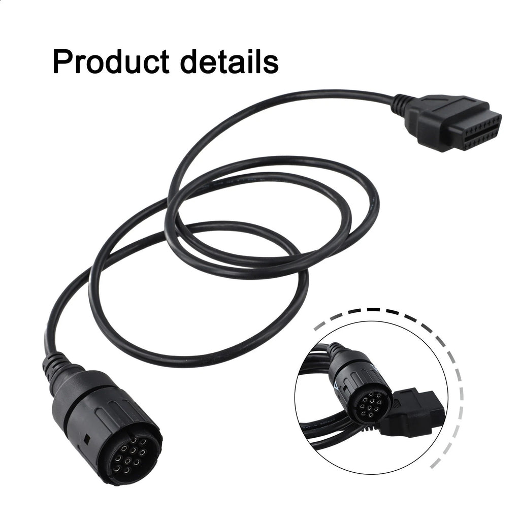 Diagnostic Adapter Cable 10 Pin to 16 Pin for OEM Vehicles (Compatible)