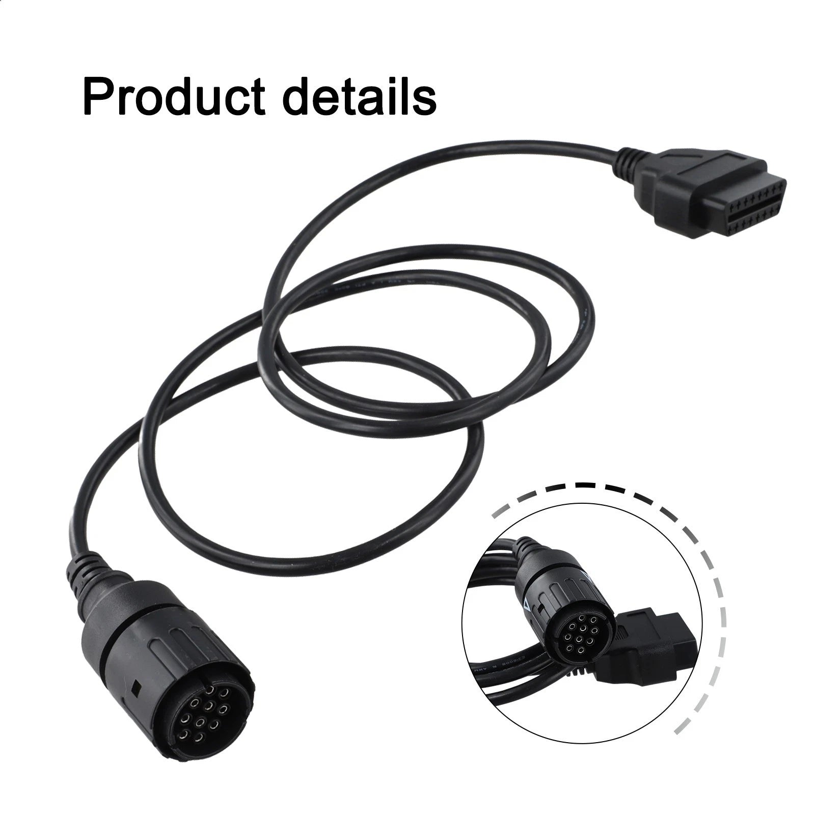 Diagnostic Adapter Cable 10 Pin to 16 Pin for OEM Vehicles (Compatible)
