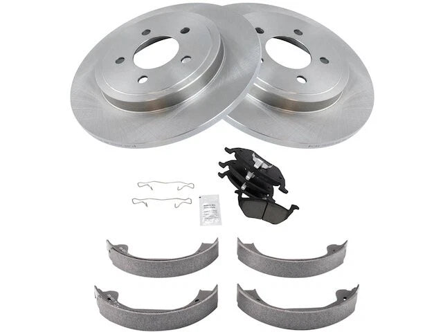 Rear Brake Pad Rotor and Parking Brake Kit for Mazda Tribute (2001–2007)