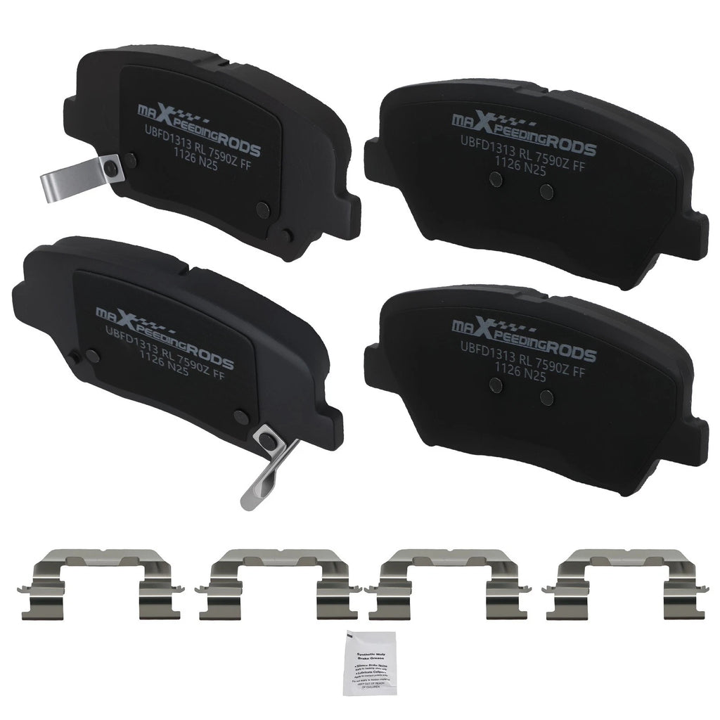Front Ceramic Brake Pads Set for Hyundai Azera (2012–2017) / Kia Rondo (2014–2017)