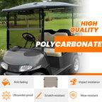 Tinted Windshield for EZGO RXV (2008–Present) Folding Protection