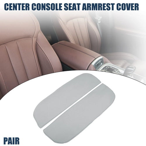 1 Pair Armrest Protector Cover Pad for BMW X5 X6 (2010–2018) Neoprene Gray