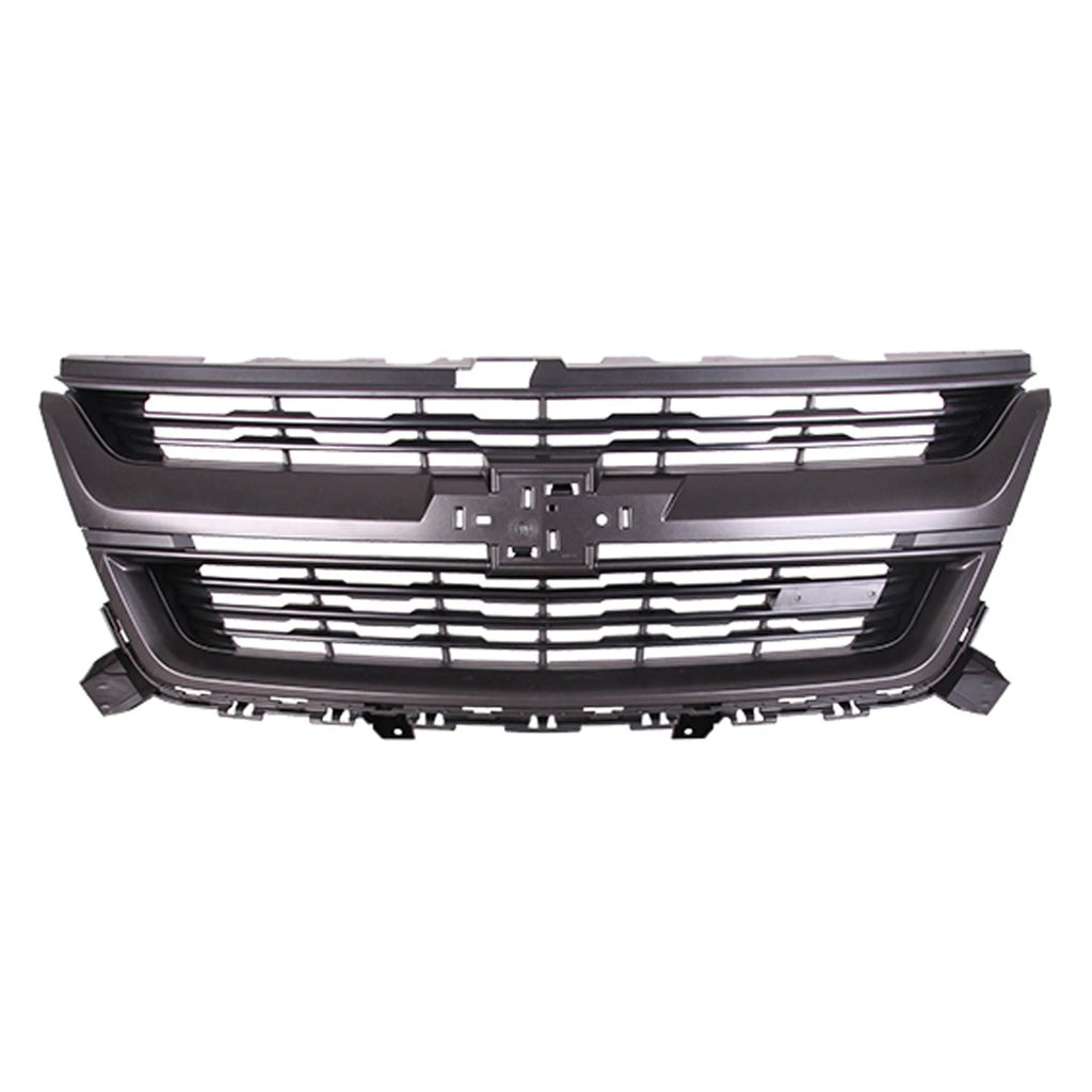 Replacement Black/Gray Matte ABS Plastic Front Grille (See compatibility Chart)