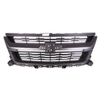 Replacement Black/Gray Matte ABS Plastic Front Grille (See compatibility Chart)